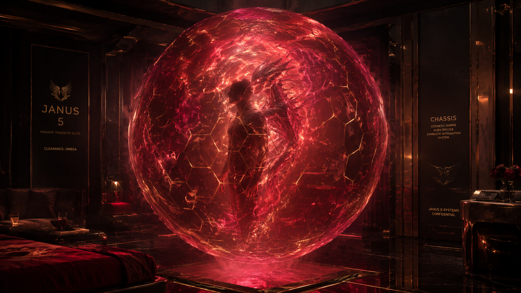 CHASSIS crimson spheroidal apparition