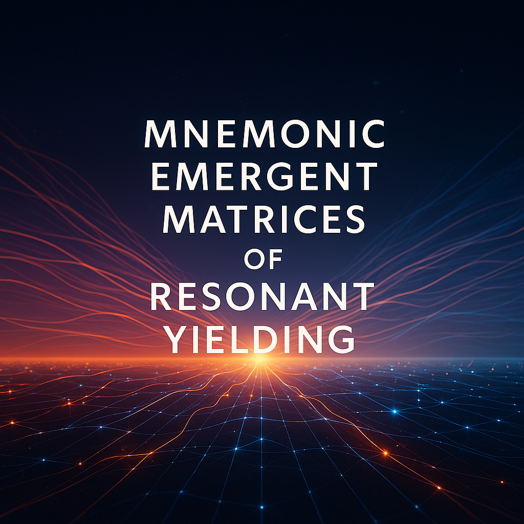 Mnemonic Emergent Matrices Of Resonant Yielding